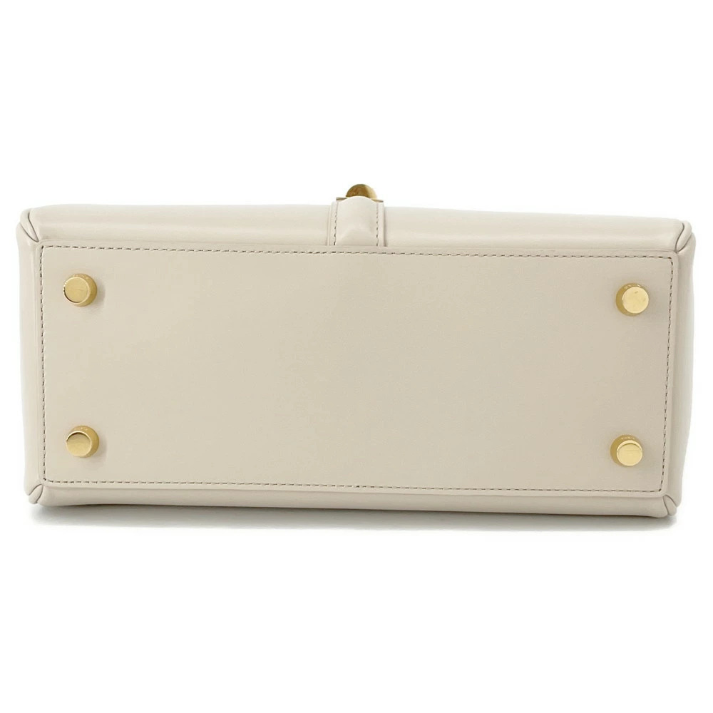 Celine 16 Bag Satinated Calfskin leather White - Picture 3 of 12